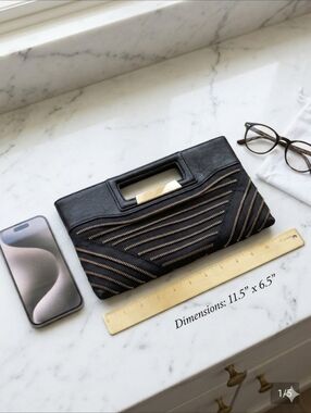 Bcbgmaxazria Zippered Clutch